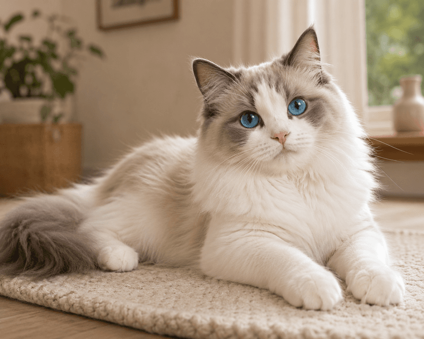 Bicolour pattern cat