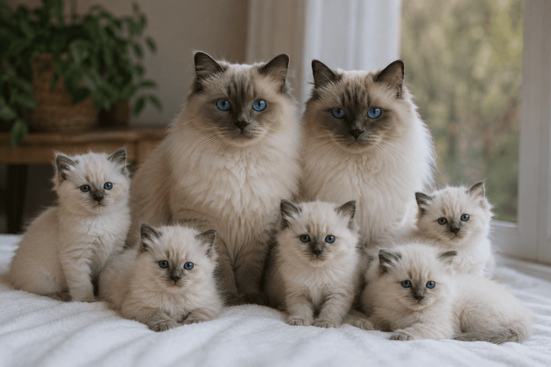 Birmadoll familie