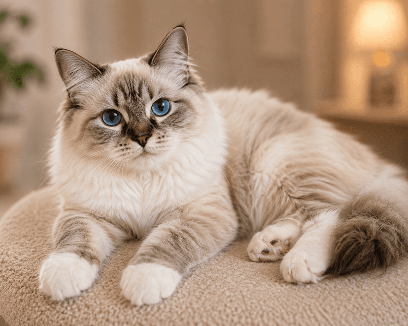Mitted pattern cat