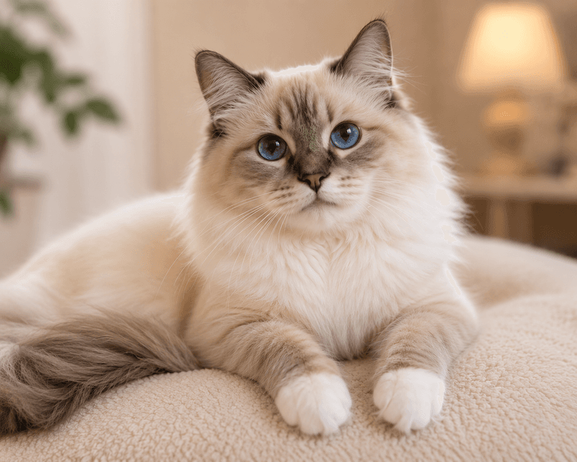 Colourpoint pattern cat