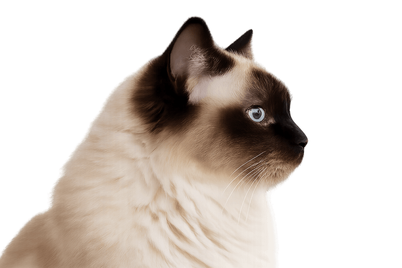 Seal point cat