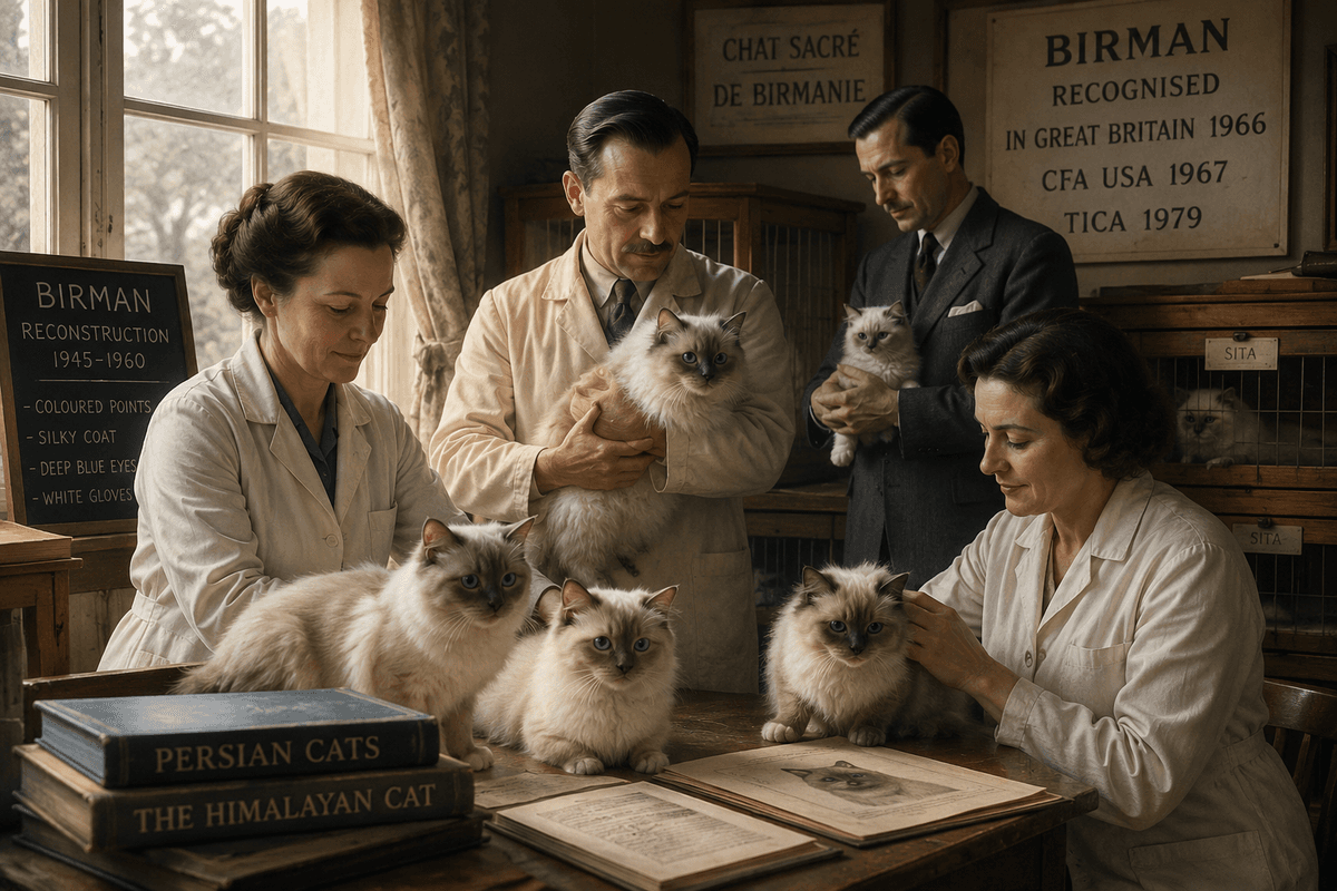 The Sacred Birman cat
